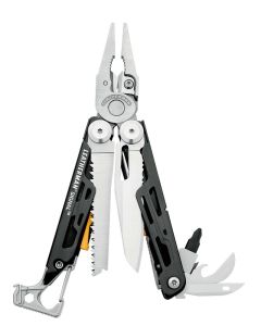 Leatherman Multitool Signal, Silver, 19 Funktionen mit Nylonholster