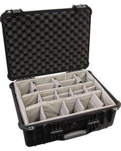 Peli Case 1550 mit Divider, schwarz