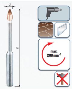 Keramo extreme Feinsteinzeug- Fliesenbohrer