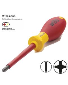 Wiha SoftFinish® electric Xeno Schraubendreher Für Plus-Minus Klemmschrauben